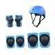 thumbnail image 3 of 7 piezas Guardias de Equipo de protección del casco para bicicletas para niños, almohadillas manuales de resistencia de impacto almohadillas de rodill Azul, 3 of 8