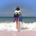 thumbnail image 2 of iCarly Toalla de playa de secado rápido con diseño temático, regalo para mujeres y niñas, ideal para cumpleaños, fans, amantes de la música, uso en la playa o al aire libre, 78 × 150 cm, 2 of 6