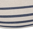 thumbnail image 4 of Noble House Guill Fabric 5 Ft. Striped Bean Bag, Natural and Navy, 4 of 7