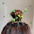 thumbnail image 7 of Korean Fashion Green Wisdom Grass Hairclip Cute Accessory for Kids Girls Ideal for Daily Wear and Special Occasions, 7 of 7
