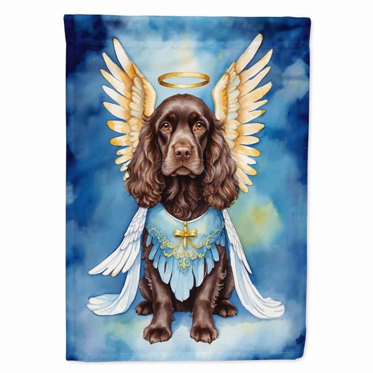 Bluetick Coonhound My Angel Garden Flag 11.25 in x 15.5 in
