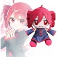 thumbnail image 4 of Genérico Muñeca de Peluche Kasan Teto Vocaloid Cabello Rojo con Uniforme Pop Anime Kawaii Tamaño 20 cm, 4 of 6