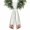 Green, variant on Red Geranium Clusters Wreath Sash for Front Door 4.5"x56", Rustic Floral Green Gingham Check Border Double-Sided Bow Ribbon Decor for Wreaths, Stair Railings, Fireplace Mantel