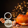 thumbnail image 6 of Halloween Stainless Steel Pumpkin Ghost Keychain, Small And Exquisite Holiday Decorative Objects, 6 of 6