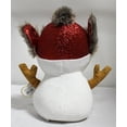 thumbnail image 3 of Ty Beanie Boos - Buttons the Snowman  – Medium (10.5")  – Glitter Eyes  - Stuffed Animal, 3 of 6