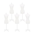 thumbnail image 1 of Weiweiguan 5 Pcs Porte-Vêtements pour Poupée Modèle Miniature Mannequin Support de Robe, 1 of 7