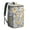 Grey-23, variant on Watercolor Flower Pattern Cooler Backpack, Leakproof Insulated Lunch Bag with Bright Colorful Floral Design, Ideal for Camping, Hiking, Office