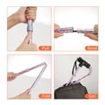 thumbnail image 4 of Bastón YOKABOZE para mujer y hombre, plegable, ligero, con mango descentrado, ajustable para personas mayores, movilidad y equilibrio, base pequeña, 81-94 cm, 4 of 5
