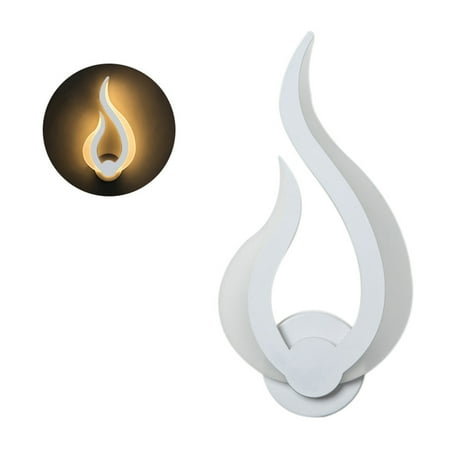 

LED Light Modern Wall Lamp Acrylic Sconce 10W AC90-260V Flame Shape Indoor Bathr