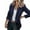 Navy, variant on Siilsaa Womens Business Professional Outfits Women's Long Sleeve Formal Notch Lapel Button Down Blazer Pockets Jacket Navy,5XL