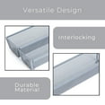 thumbnail image 4 of Smart Design Drawer Organizer - 12 x 3 Inch - Steel Metal Mesh Tray - with Interlocking Arm Connection - Utensils, Silverware, Organization - Kitchen - Silver, 4 of 6