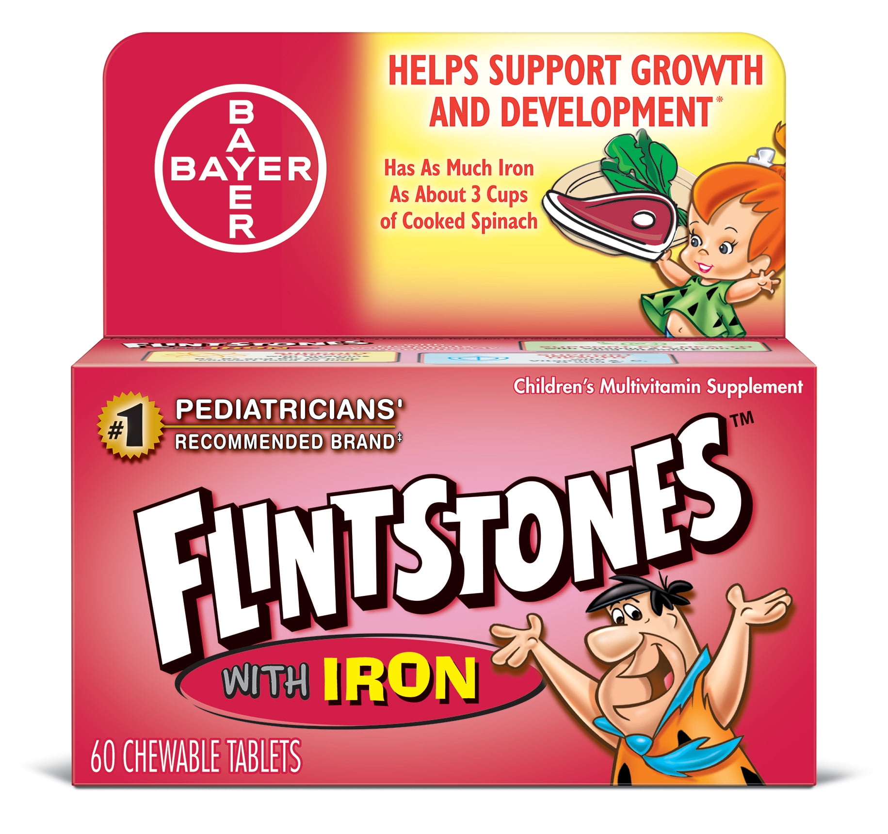 Flintstones Children's Chewable Multivitamin with Iron, Childrenâ€™s