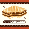 thumbnail image 5 of Rip Van Chocolate Hazelnut Wafer Cookies, Non-GMO, 2g Sugar, 16 Count, 5 of 8