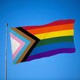 thumbnail image 4 of 90x150cm bandera arcoíris Gay banderines de poliéster para lesbianas Gay Bisexual Ndcxsfigh Nuevos Originales, 4 of 8