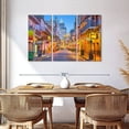 thumbnail image 3 of Elephant Stock Bourbon Street Wall Art - Horizontal Multi Panel Canvas - Living Room Wall Decor - Places Multi Panel - Orange And Gray Decor - 57" x 36", 3 of 8