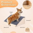thumbnail image 2 of Sioweci 2Pcs Wooden Pet Stair Ramp,Non-Slip Carpet Surface Pet Stairs Ramp with EVA Feet,Low Angle Stair Assist Ramp,Supports 154 lbs,  Easy Assembly Pet Steps, 2 of 9