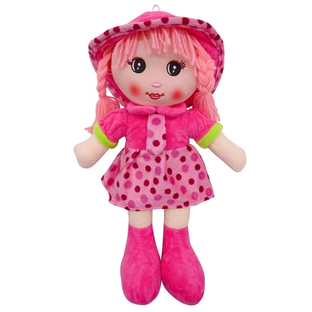 Soft Rag Doll for Toddler Girls, 14 inch Plush Kids Toy - Walmart.com