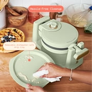 Beautiful Rotating Belgian Waffle Maker, Sage Green by Drew Barrymore