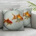 thumbnail image 3 of Cute Goldfish Print Long Body Pillow Coverswith Hidden Zipper Protector, for Adults Women Men, 3 of 5