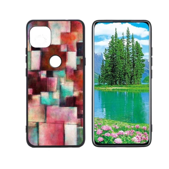 Abstract-5 Phone Case, Degined for Motorola G 5G Case Men Women, Flexible Silicone Shockproof Case for Motorola G 5G