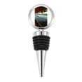 thumbnail image 1 of Field Art Deco  Fashion Bottle Stopper Stainless Steel Rubber Reusable, 1 of 4