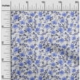 thumbnail image 2 of oneOone Cotton Cambric White Fabric Floral Craft Projects Decor Fabric Printed By The Yard 42 Inch Wide, 2 of 5