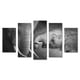 thumbnail image 1 of Cuadro decorativo Cuadros Abigail Elefantes Madre e Hijo 5 piezas, 1 of 5