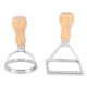 thumbnail image 4 of 2X Ravioli Stamp Maker Cutter con Juego de Ruedas de Rodillos, Molde con Manejar de Madera para Borde Estriado, Accesorio de Cocina para Prensa de Pasta, 4 of 5
