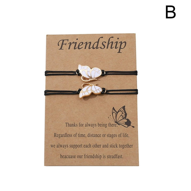 Butterfly Friendship Bracelets For Friends Bracelets Birthday