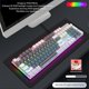 thumbnail image 5 of Full Size Mechanical Keyboard 104 Keys USB Wired Gaming Keyboard with Numeric Keypad Red Switch for Windows White Gray, 5 of 5