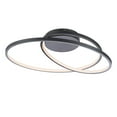 thumbnail image 2 of WAC Lighting Marques 22" LED 3000K Transitional Aluminum Flush Mount in Nickel, 2 of 5