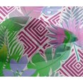 thumbnail image 4 of oneOone Viscose Chiffon Pink Fabric Leaves Craft Projects Decor Fabric Printed By The Yard 42 Inch Wide, 4 of 4