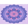 thumbnail image 1 of Ahgly Company Machine Washable Indoor Rectangle Transitional Medium Slate Blue Area Rugs, 2' x 3', 1 of 7
