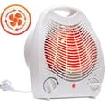thumbnail image 4 of Calentador de ventilador y calentador de ventilador 2000W Ventilador térmico Calefacción eléctrica Radiador en espiral Serpentín de calentamiento Radiador eléctrico Blanco, 4 of 5