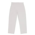 thumbnail image 7 of Bloomae Cotton Linen Cropped Pants Women Straight Leg Capris Summer Business Casual Work Pants Ankle Length Chino Trousers White XXL, 7 of 7