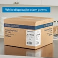 thumbnail image 6 of McKesson Exam Gowns, Disposable - Poly and Deluxe Tissue, Front or Back Opening, Unisex - White, One Size Fits Most Adults, 30 in x 40 in, 50 Count, 6 of 11