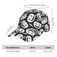 thumbnail image 3 of Baseball Cap, halloween pumpkins wihte Sun Hats for Men Women, Adjustable Golf Dad Hat for Outdoor Activities, 3 of 7