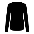 thumbnail image 5 of Top de suéter con estampado navideño de manga larga con cuello redondo para mujer primavera otoño Pompotops FGAJ9768, 5 of 5