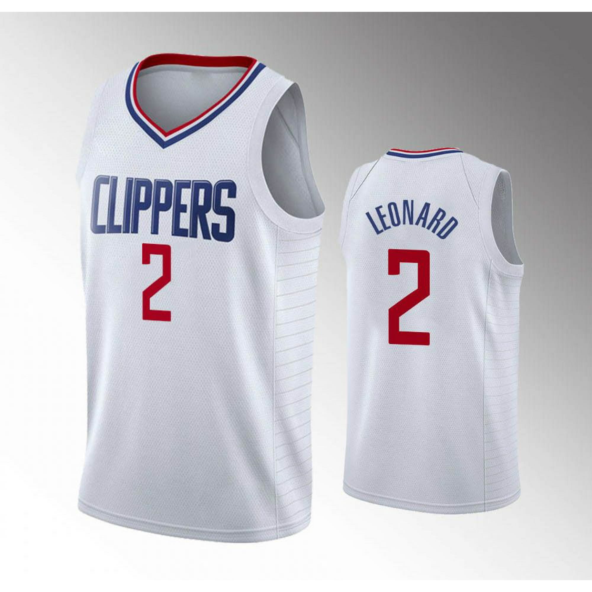 NBA_ Jersey Los Angeles Clippers''Men Kawhi Leonard Paul George Lou  Williams Montrezl Harrell Association White Custom Jersey 