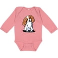 thumbnail image 3 of Inktastic Kc Cavalier Spaniel Boys or Girls Long Sleeve Baby Bodysuit, 3 of 5
