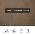 thumbnail image 6 of Outsunny 9.84' x 9.84' Gazebo Sidewall Set with Hooks/C-Rings, Brown, 6 of 9