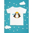 thumbnail image 3 of Penguin With A Hat T-Shirt Infant -Image by Shutterstock,  24 Months, 3 of 4
