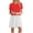 Red dresses for women, variant on Wycnly Dresses for Women 2024 Summer Short Sleeve Crewneck Color Block Casual Mini Sundress Casual Swing Tunic Tshirt Plus Size Short Dresses Green l Clearance Under $5