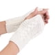 thumbnail image 1 of Calentadores de muñeca acanalados para mujer, guantes sin dedos de punto con cable elástico, 1 of 5