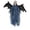 D, variant on QLUEWX Halloween Bat Ghost Hanging Decorations, 21.7" White Spooky Animated Bat Head Ghost with Bat Wing, Party Prop Halloween Party Decorations, Halloween Decor for Home Outdoor Haunted House