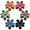 Orange, Red, Green, Coffee, Black, Dark blue, variant on Flower Hair Clips 6 PCS for Women, Flower Claw Clips Matte Large Claw Clips Strong Hold Jaw Clamps Hair Accessories for Thick Hair 6 Colors