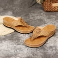 thumbnail image 6 of gakvbuo Summer Slippers For Women Indoor And Outdoor Wide Walking Outdoor SlippersSummer Ladies Flip-Flops Wedge Heel Slippers Sandals Casual Flip Flops Women's Shoes, 6 of 9