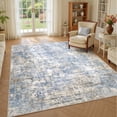 thumbnail image 6 of UERMEI 6'x9' Area Rugs for Living Room, Washable Non-slip Soft Indoor Modern Abstract Rug for Bedroom Dining Room Office Home Decor Carpet, Glacier Blue, 6 of 11