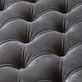 thumbnail image 6 of Inspired Home Morelli Linen Oversized Tufted Ottoman Clear Acrylic Feet, 6 of 7