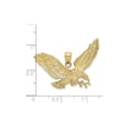 thumbnail image 3 of 10k Yellow Gold Eagle Pendant for Men with Spread Wings and Talons, Patriotic Symbol of Strength, Bold Animal Necklace, Detailed Nature-Inspired Statement Jewelry, 3 of 6